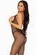 Бодистокинг с открытой грудью и доступом Leg Avenue Fishnet Halter Bodystocking Black O/S картинка 3