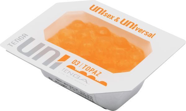 Міні-мастурбатор Tenga UNI Topaz, топазовий (з круглими виступами) зображення