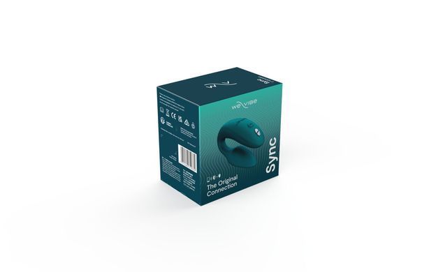 Смарт-вібратор для пар з пультом ДК We-Vibe SYNC 2 Green Velvet (ширина 3,3 см) зображення