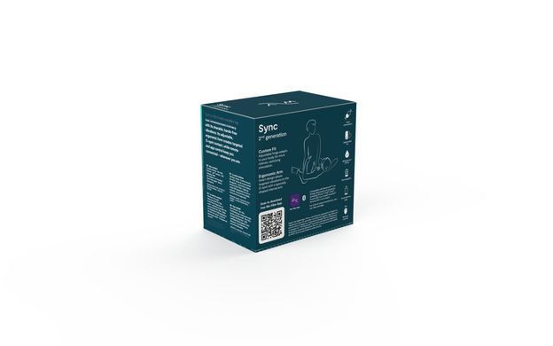 Смарт-вібратор для пар з пультом ДК We-Vibe SYNC 2 Green Velvet (ширина 3,3 см) зображення