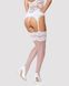Панчохи під пояс Obsessive 810-STO-2 stockings white, розмір S/M картинка 2