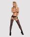 Сексуальні панчохи із поясом Obsessive Garter stockings S207, розмір XL/XXL картинка 5