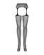 Сексуальні панчохи із поясом Obsessive Garter stockings S207, розмір XL/XXL картинка 3