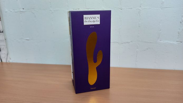 Вібратор-кролик з підігрівом + браслет Rianne S: Xena Purple/Lilac (діаметр 3,5 см) зображення