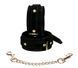 Поножі замшеві Liebe Seele Boudoir Amor Ankle Cuffs Black картинка 9