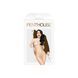 Боді у велику сітку з високим коміром Penthouse Scandalous White, розмір S-L картинка 3