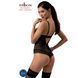 Сексуальне боді з відкритими грудьми Passion Exclusive NORTH BODY black, розмір L/XL картинка 2