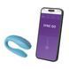 Смарт-вібратор для пар у футлярі We-Vibe Sync GO Turquoise зображення