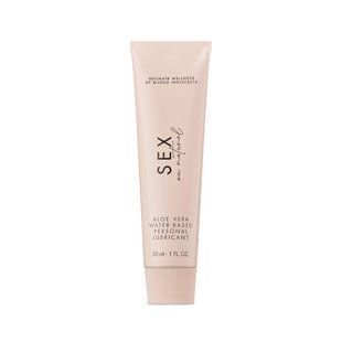 Доглядаючий лубрикант на водній основі Bijoux Indiscrets Sex au Naturel Aloe Vera (30 мл) зображення