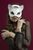 Шкіряна маска кішечки Feral Feelings Catwoman Mask, біла зображення