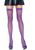 Панчохи у дрібну сітку Leg Avenue Nylon Fishnet Thigh Highs OS Neon Purple зображення