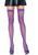 Чулки в мелкую сетку Leg Avenue Nylon Fishnet Thigh Highs OS Neon Purple картинка