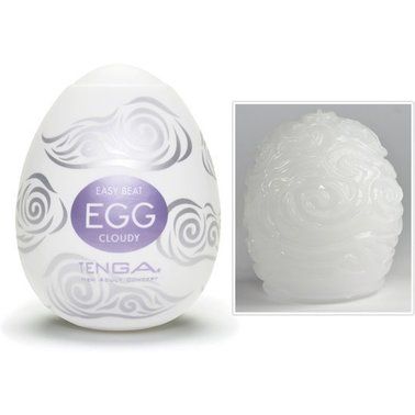 Мастурбатор-яйцо Tenga Egg Cloudy (Облачный) картинка