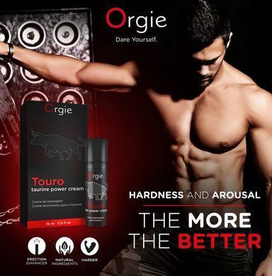 Крем для посилення ерекції з таурином Orgie Touro Power Cream (15 мл) зображення