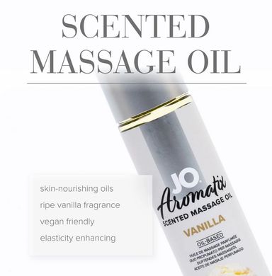Натуральна масажна олія System JO Aromatix Massage Oil Vanilla, ваниль (120 мл) зображення