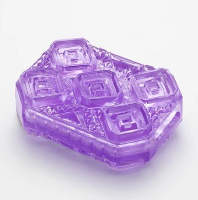 Міні-мастурбатор Tenga UNI Amethyst, аметистовий (з квадратними виступами) зображення