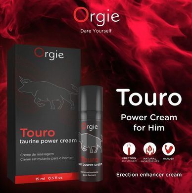 Крем для посилення ерекції з таурином Orgie Touro Power Cream (15 мл) зображення