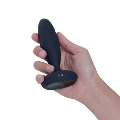 Смарт анальна пробка з вібрацією та пультом ДК Svakom Jordan Navy Blue (діаметр 3,2 см) зображення