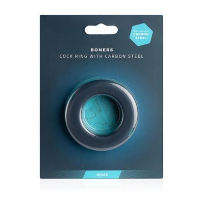 Эрекционное кольцо Boners Cock Ring With Carbon Steel картинка