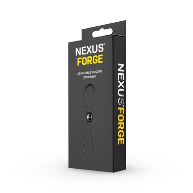 Эрекционное кольцо-лассо Nexus FORGE Single Adjustable Lasso Black картинка