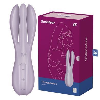 Клиторальный вибратор с тремя пальчиками Satisfyer Threesome 2 Violet картинка