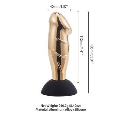 Массажер простаты LOCKINK SEVANDA Hercules Vibrating Prostate Massager (диаметр 4 см) картинка