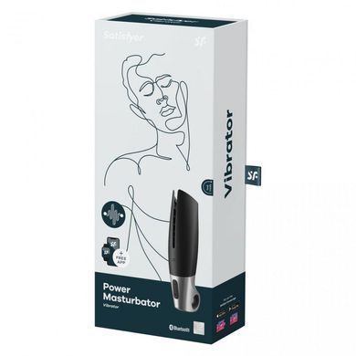 Чоловічий смарт-мастурбатор з вібрацією Satisfyer Power Masturbator зображення