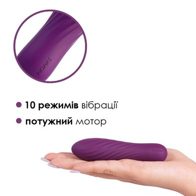 Потужний міні-вібратор Svakom Tulip Violet (діаметр 2,7 см) зображення