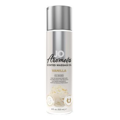 Натуральна масажна олія JO Aromatix Massage Oil Vanilla, ваниль (120 мл) зображення