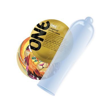 Презервативи збільшеного розміру  ONE Legend Extra Large (12 шт, упаковка туба) зображення