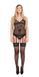 Корсет с пажами + трусики с ажурным декором и доступом Passion Ursula Corset black, размер S/M картинка 7