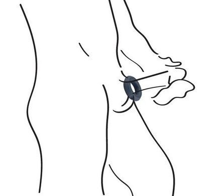 Эрекционное кольцо Boners Cock Ring With Carbon Steel картинка