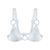 Лиф из натуральной кожи Feral Feelings Bikini Top White картинка