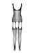 Бодистокинг - сетка с имитацией чулок и доступом Passion ECO BS007 black картинка 4