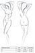 Стильное боди с вырезами Passion Exclusive MIRAJANE BODY black, размер S/M картинка 5