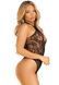 Еротичне боді Leg Avenue Thong teddy with strappy back Black One Size картинка 3