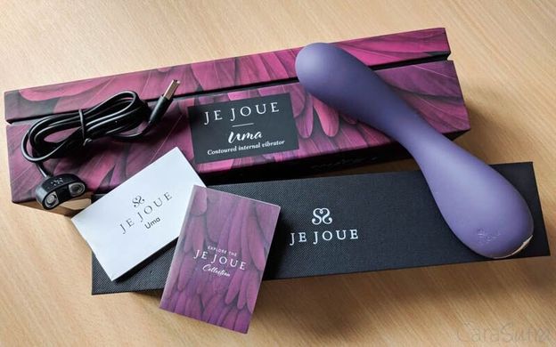 Вібратор анатомічний Je Joue - Uma Purple, фіолетовий (діаметр 4,2 см) зображення