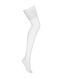 Панчохи під пояс Obsessive 810-STO-2 stockings white, розмір L/XL картинка 3
