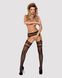 Сексуальні панчохи із поясом Obsessive Garter stockings S214, розмір S/M/L картинка 6