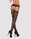 Сексуальні панчохи із поясом Obsessive Garter stockings S214, розмір S/M/L картинка 3
