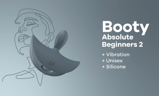 Анальна вібропробка для початківців Satisfyer Booty Absolute Beginners 2 (діаметр 1,6 см) зображення