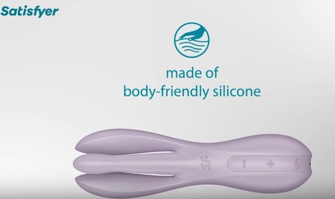 Клиторальный вибратор с тремя пальчиками Satisfyer Threesome 2 Violet картинка