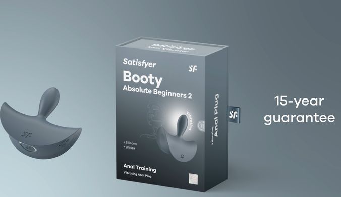 Анальна вібропробка для початківців Satisfyer Booty Absolute Beginners 2 (діаметр 1,6 см) зображення