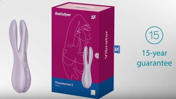 Клиторальный вибратор с тремя пальчиками Satisfyer Threesome 2 Violet картинка
