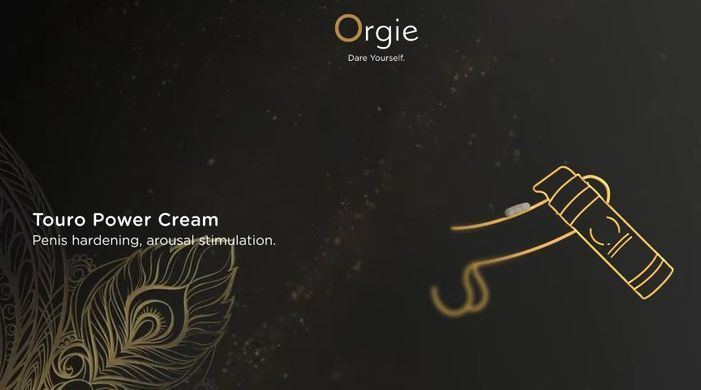Крем для посилення ерекції з таурином Orgie Touro Power Cream (15 мл) зображення
