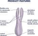 Клиторальный вибратор с тремя пальчиками Satisfyer Threesome 2 Violet картинка 7