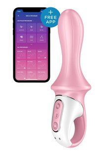 Анальний смарт-вібратор з головкою, що надувається Satisfyer Air Pump Booty 5+ (діаметр 3,5 - 4,5 см) зображення