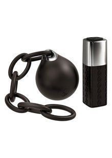 Виброяйцо с пультом ДУ Rocks off Ball & Chain (диаметр 4,4 см) картинка