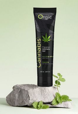 Їстівний лубрикант на водній основі Orgie Lube Tube Cannabis, насіння конопель (100 мл) зображення
