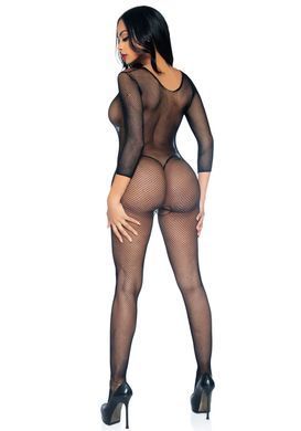 Бодистокинг с открытым доступом Leg Avenue V Front Bodystocking Black O/S картинка